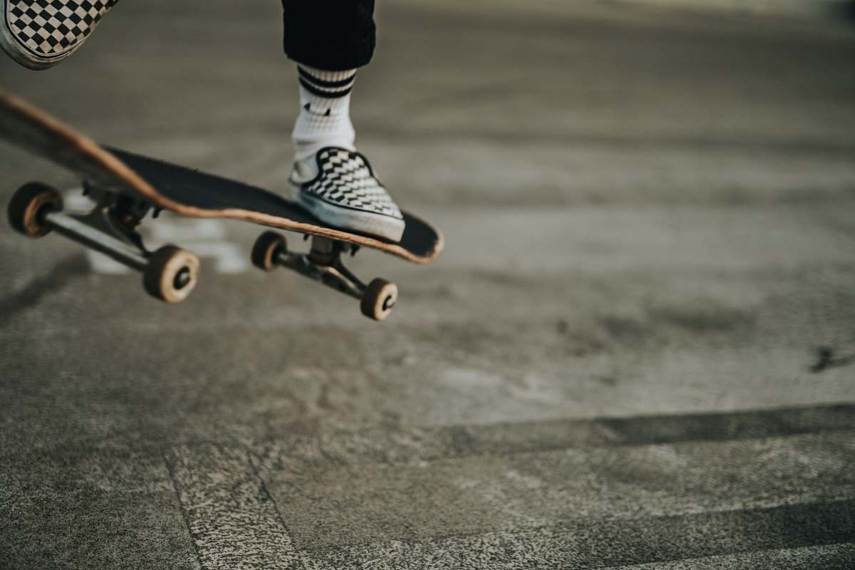 los angeles person jumping with skateboard skateboard